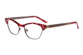 New Designer Inspired EVE Red Marble TAYLOR Eyeglasses 50mm with Case - $29.65