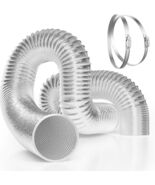 VIVOSUN 4 Inch 8 Feet Flex Air Aluminum Ducting for HVAC Ventilation wit... - €12,75 EUR