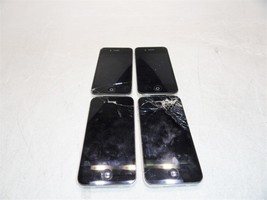 Lot of 4 Apple iPhone 4s 8GB iOS Smartphone Factory Reset Cracked Screen AS-IS - £27.50 GBP