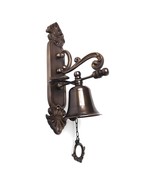 Solid Brass Victorian Doorbell / Rustic Door Knocker Door bell decoration - $79.32 CAD+