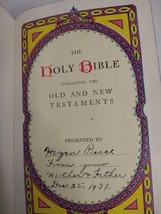 Bible, Holman King James 1930 Colored maps andpictures New and Old Testament - £62.29 GBP