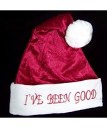 Christmas Santa Claus Hat I&#39;ve Been Good Xmas ONE Size Adult Men Womens ... - £9.90 GBP