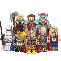 8pcs Thor Love and Thunder Jane Foster Gorr Valkyrie Beta Ray Bill Minifigures - £15.14 GBP
