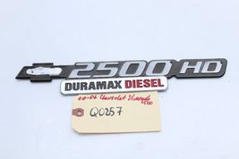 00-06 CHEVROLET SILVERADO 2500 HD DURAMAX DIESEL BADGE Q0857 image 10