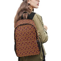 Overlook Hotel Hexagon Geometric Pattern School Backpack with Side Mesh ... - $844.69 MXN