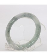 Jade Bangle Burma Jadeite Traditional Cut Round Stone Bracelet 50.9 mm S... - £39.33 GBP