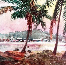 Village Of Chagres 1913 Panama Canal History Watercolor Art Print EJ Rea... - $39.99