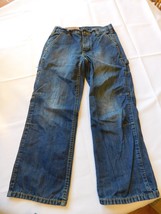 DKNY Jeans Boy&#39;s Youth Pants Denim Blue Jeans Size 8 Carpenter Style Jeans GUC - £14.39 GBP