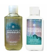Bath &amp; Body Works Sleigh Rides &amp; Snuggles Shower Gel + Body Lotion Set NEW - $41.03 CAD