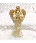 Vintage Lenox 7&quot; Winged &quot;Praying Angel&quot; Christmas Decor, Gold Belt Accen... - $412.86 MXN