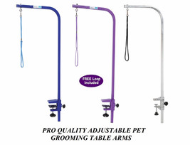 MASTER EQUIPMENT Groomer 36&quot;ARM,CLAMP&amp;LOOP for PET DOG GROOMING TABLE*AD... - £42.47 GBP