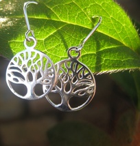 Powerful Tree of Life dangle Earrings Cast with 10 Ancient spells - £18.35 GBP