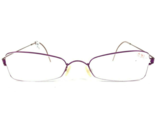 Lindberg Petite Eyeglasses Frames Freya COLOUR 75 Purple Air Rim 49-19-130 - $237.59