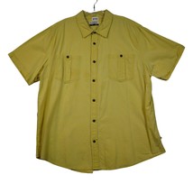 Magellan Shirt Mens 2XL Yellow Outdoors Fish Gear Loose Fit Hiking Hunting - £18.97 GBP