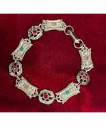 SARAH COVENTRY Signed Gold Tone and Rhinestone Vintage Bracelet - $627.22 MXN