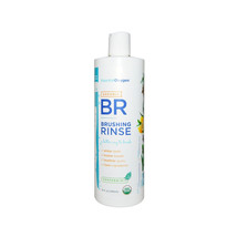 Essential Oxygen Organic Brushing Rinse Plus Mouthwash, Peppermint, 16 Fluid Oz - £17.50 GBP
