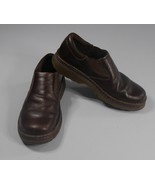 Dr Martens Orson Brown Leather Casual Slip On Loafers Shoes Mens Size 10 - £51.66 GBP