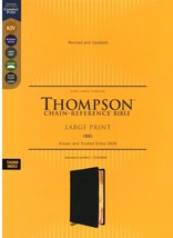 KJV Thompson Chain-Reference Bible, Large Print, Comfort Print--genuine cowhide - £149.56 GBP