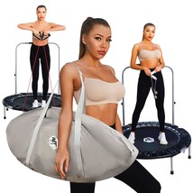 Indoor Rebounder Fitness Trampoline For Adults With Carry Bag(48 Inches)- Bonus  - £124.59 GBP