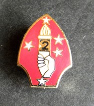 Vietnam 2nd Marine Division Mardiv Marines Mini Lapel Pin Badge 5/8 X 7/8 Inch - £4.51 GBP