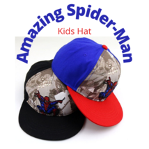 Kids Hat Spider-man Snapback Cap Boys Girls Superhero Comic Adjustable Sport Cap - £28.75 GBP