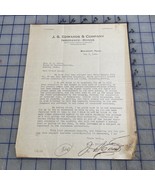 Antique Letter J. S. Edward’s &amp; Company Insurance 1929 Signed Beaumont T... - $57.23 CAD