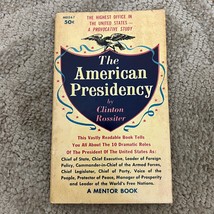 The American Presidency History Paperback Book by Clinton Rossiter Politics 1960 - £9.74 GBP