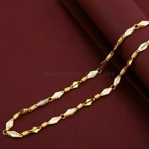 Unisex Italian Turkey chain 916% 22k Gold Chain Necklace Daily wear Jewelry 1 - £3,039.80 GBP+