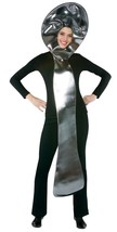 Spoon Costume Adult Giant Silver Tunic Utensil Halloween Party Unique GC6124 - £42.49 GBP