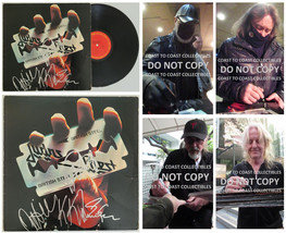 Halford Tipton Hill Downing signed Judas Priest British Steel album COA proof - £658.26 GBP