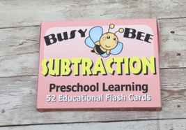 Subtraction - Busy Bee Preschool Learning - 52 Educational Flash Cards - £5.72 GBP