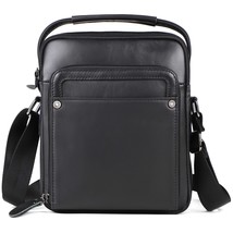 Genuine Leather Men Shoulder Bag Vintage Crossbody Bags High Quality Male Bag Ta - £54.56 GBP