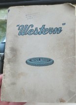 Western Rubber 1921 Tire Repair Shop Equipment Best Built Catalog - £22.21 GBP