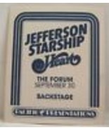 JEFFERSON STARSHIP / HEART - VINTAGE ORIGINAL 70&#39;s CLOTH BACKSTAGE PASS - $20.00