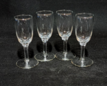 Vintage 4&quot; Liqueur Cordial Glass - UNKNOWN Maker, Likely Libbey - Set Of 4 - $18.78