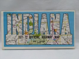 Vintage 1971-72 Official Highway Map - £14.00 GBP