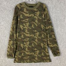 Storia Camouflage Sweatshirt Women&#39;s Small Pullover Long 100% Cotton Adu... - $26.51 CAD