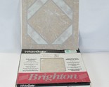 Vinyl Tiles Peel &amp; Stick Self Adhesive 45 pc Regent Square Brighton Whit... - £88.74 GBP