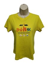 2017 NYRR New York Road Runners Run 5K Womens Medium Yellow Jersey - $333.61 MXN