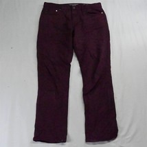 Banana Republic 33 x 30 Slim Traveler Blackberry Wine Purple Stretch Mens Jeans - £19.24 GBP