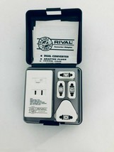 Rival Convertor Adapter Kit Variable 0 -1600 WATT Plugs and Case Set #TC661 - £11.47 GBP