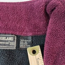 Highland Outfitters Men's Blue & Red 1/4 Zip Sweatshirt Pullover Sweater Size XL image 5