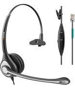 Corded Telephone Headset Mono w Noise Canceling Mic Compatible with Shor... - $62.85