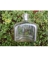 Vintage Nujol Antique Medicine Bottle clear heavy glass Embossed - $653.62 MXN