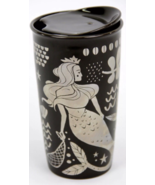 *Starbucks 2017 Siren Mermaid Golden Black Ceramic Tumbler NEW WITH TAG - $809.24 MXN