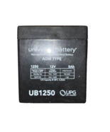 UPG UB1250 Sealed Lead Acid Battery - $177.58 MXN