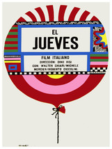 El Jueves, Thursday vintage Movie POSTER.Graphic Design.Wall Art Decoration.3451 - £14.46 GBP+
