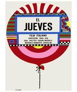 El Jueves, Thursday vintage Movie POSTER.Graphic Design.Wall Art Decorat... - £14.20 GBP+
