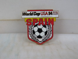 1994 World Cup of Soccer Pin - Spain Shield Design by Peter David - Metal Pin - £11.98 GBP