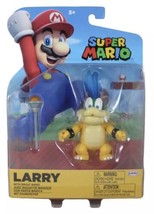 Jakks Pacific World of Nintendo Super Mario Larry with Magic Wand 4&quot; Figure - £11.81 GBP